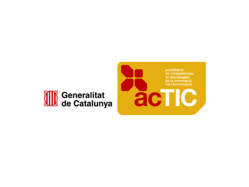 Certificado oficial ACTIC obtenido en Flynt Lloret de Mar